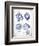 Indigo Shells I-Gwendolyn Babbitt-Framed Art Print