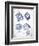 Indigo Shells I-Gwendolyn Babbitt-Framed Art Print