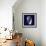 Indigo Shells V-Vision Studio-Framed Art Print displayed on a wall