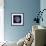 Indigo Shells VIII-Vision Studio-Framed Art Print displayed on a wall