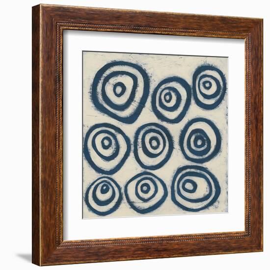 Indigo Signals I-June Erica Vess-Framed Art Print