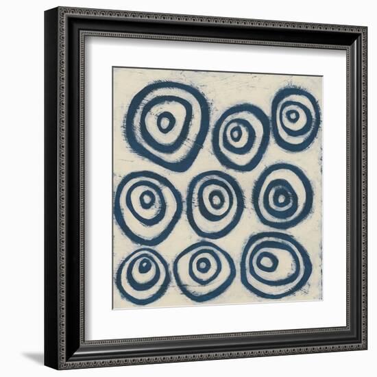 Indigo Signals I-June Erica Vess-Framed Art Print