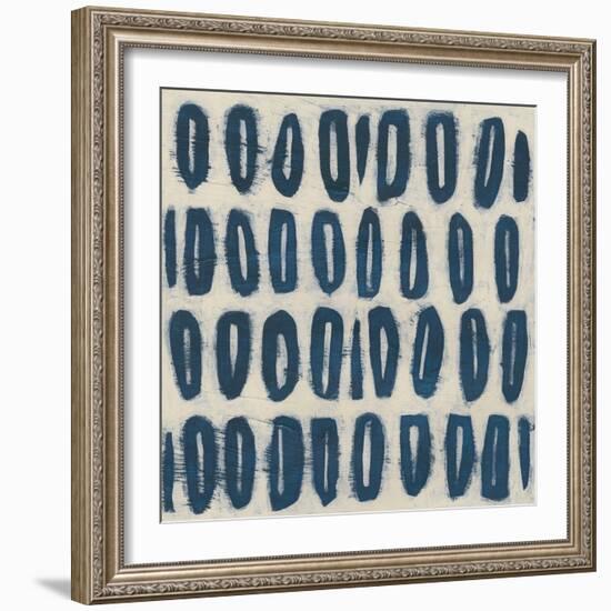 Indigo Signals IV-June Erica Vess-Framed Art Print