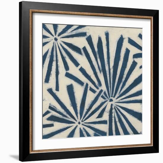 Indigo Signals V-June Erica Vess-Framed Art Print