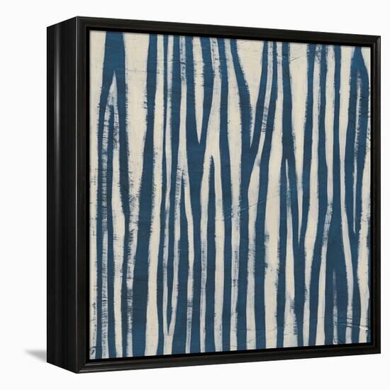 Indigo Signals VI-June Erica Vess-Framed Stretched Canvas