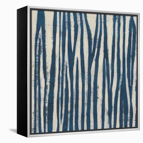 Indigo Signals VI-June Erica Vess-Framed Stretched Canvas