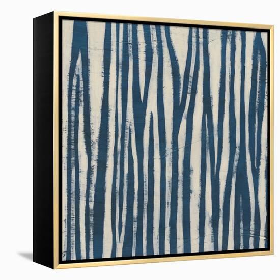 Indigo Signals VI-June Erica Vess-Framed Stretched Canvas