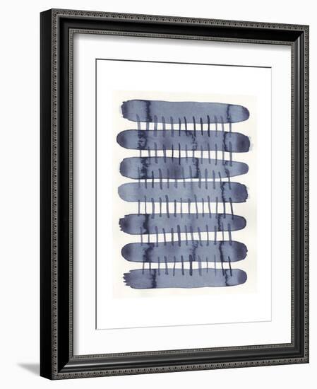 Indigo Stitchy I-Nikki Galapon-Framed Premium Giclee Print