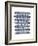 Indigo Stitchy I-Nikki Galapon-Framed Premium Giclee Print