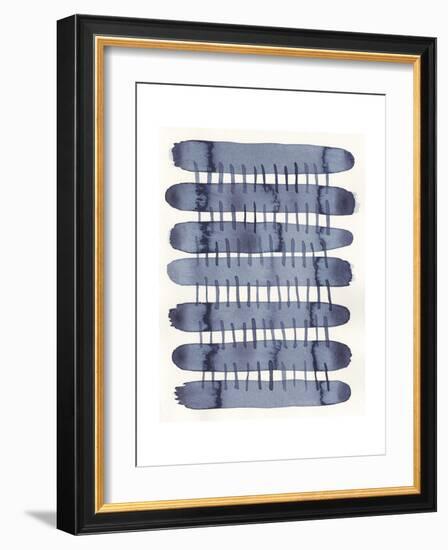 Indigo Stitchy I-Nikki Galapon-Framed Premium Giclee Print