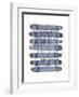 Indigo Stitchy I-Nikki Galapon-Framed Art Print