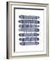 Indigo Stitchy I-Nikki Galapon-Framed Art Print