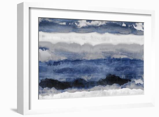 Indigo Strata-Rachel Springer-Framed Art Print