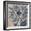 Indigo Sunflower-Chariklia Zarris-Framed Art Print