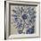 Indigo Sunflower-Chariklia Zarris-Framed Art Print