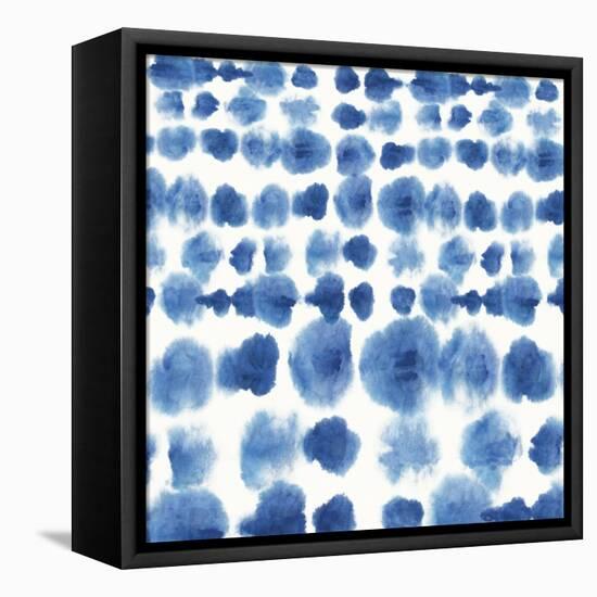 Indigo Tie Dye II-Aimee Wilson-Framed Stretched Canvas