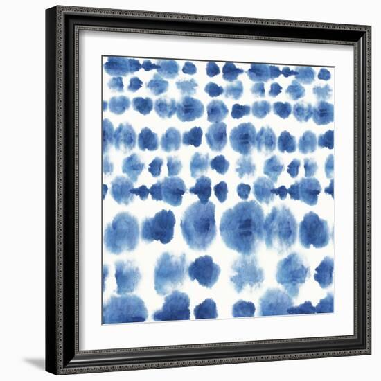 Indigo Tie Dye II-Aimee Wilson-Framed Art Print