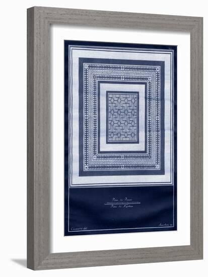 Indigo Tile IV-Vision Studio-Framed Art Print