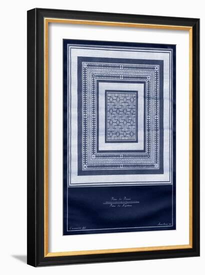 Indigo Tile IV-Vision Studio-Framed Art Print