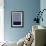 Indigo Tile V-Vision Studio-Framed Art Print displayed on a wall