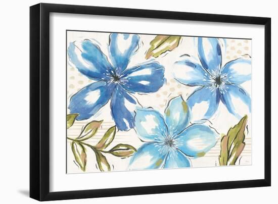 Indigo Tones I-Veronique Charron-Framed Art Print