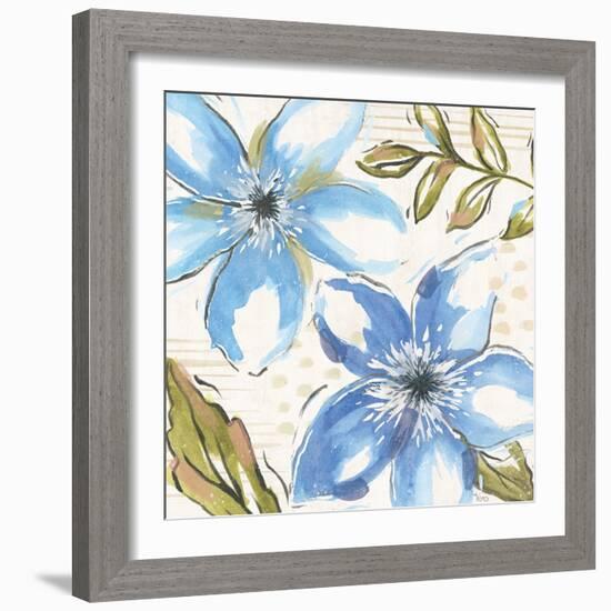 Indigo Tones II-Veronique Charron-Framed Art Print