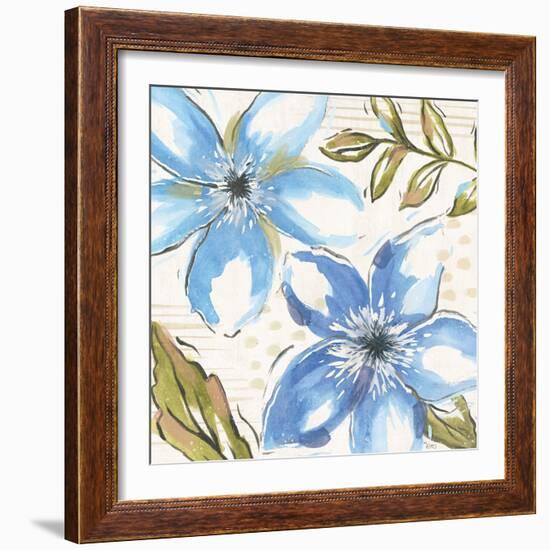 Indigo Tones II-Veronique Charron-Framed Art Print