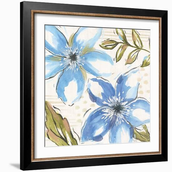 Indigo Tones II-Veronique Charron-Framed Art Print