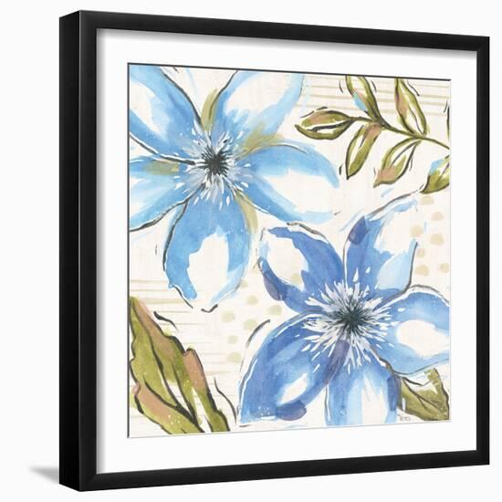 Indigo Tones II-Veronique Charron-Framed Art Print