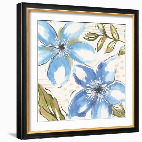 Indigo Tones II-Veronique Charron-Framed Art Print