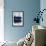 Indigo Tones Panel C-Kimberly Allen-Framed Art Print displayed on a wall