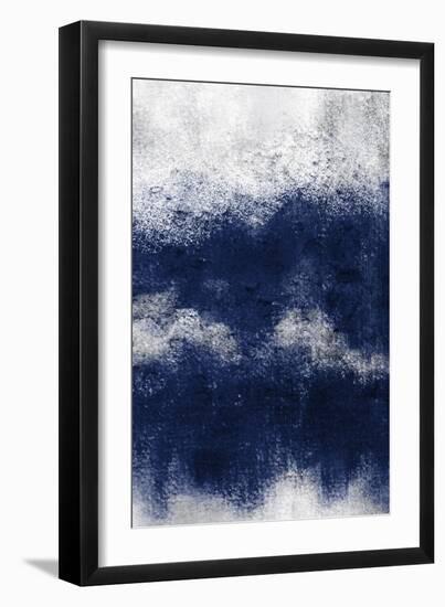 Indigo Tones Panel D-Kimberly Allen-Framed Art Print