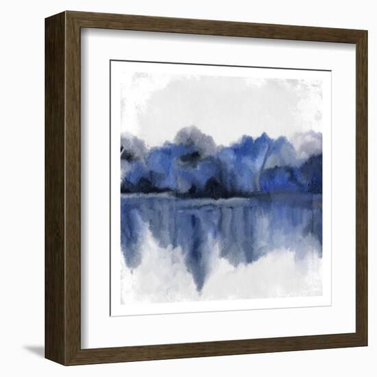 Indigo Trees-Kimberly Allen-Framed Art Print