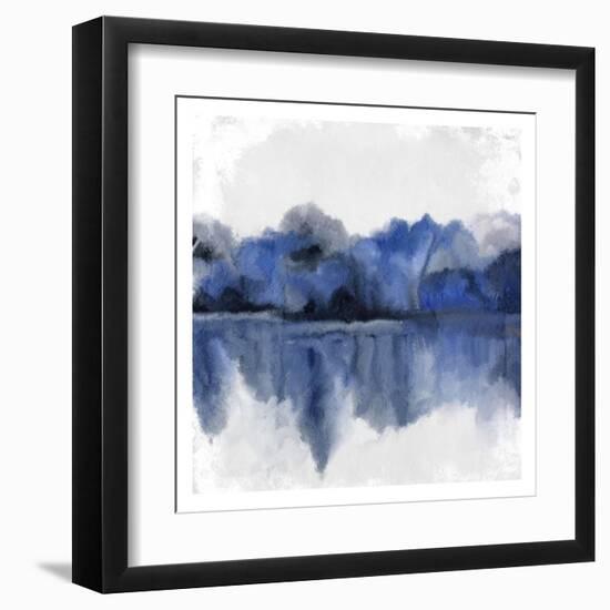 Indigo Trees-Kimberly Allen-Framed Art Print