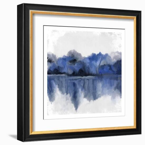 Indigo Trees-Kimberly Allen-Framed Art Print