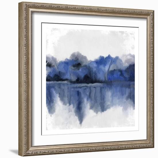 Indigo Trees-Kimberly Allen-Framed Art Print