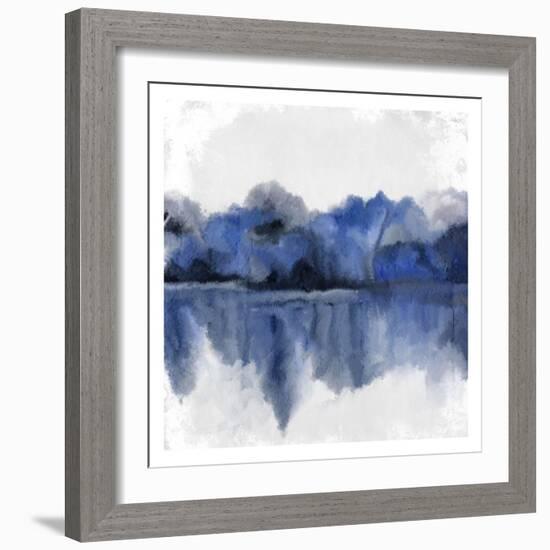 Indigo Trees-Kimberly Allen-Framed Art Print