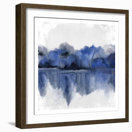 Indigo Trees-Kimberly Allen-Framed Art Print