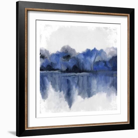 Indigo Trees-Kimberly Allen-Framed Art Print