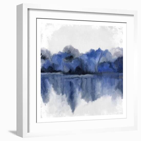 Indigo Trees-Kimberly Allen-Framed Art Print