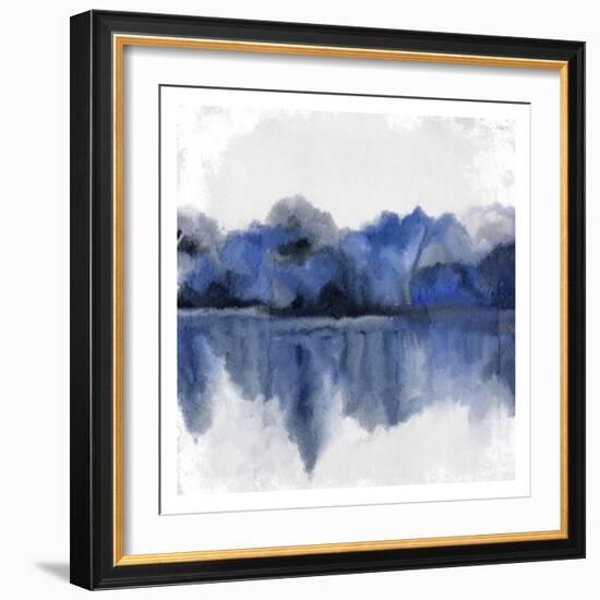 Indigo Trees-Kimberly Allen-Framed Art Print