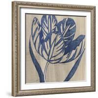 Indigo Tulip-Chariklia Zarris-Framed Art Print