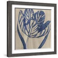 Indigo Tulip-Chariklia Zarris-Framed Art Print