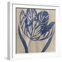 Indigo Tulip-Chariklia Zarris-Framed Art Print