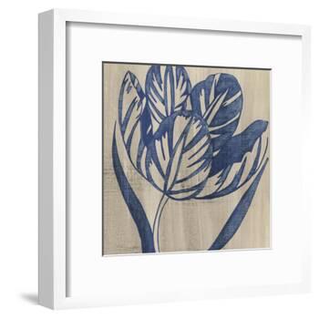 Indigo Tulip-Chariklia Zarris-Framed Art Print