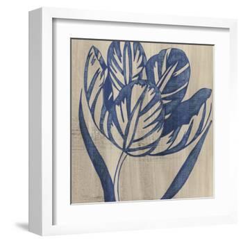 Indigo Tulip-Chariklia Zarris-Framed Art Print