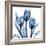 Indigo Tulips-Albert Koetsier-Framed Art Print