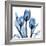 Indigo Tulips-Albert Koetsier-Framed Art Print