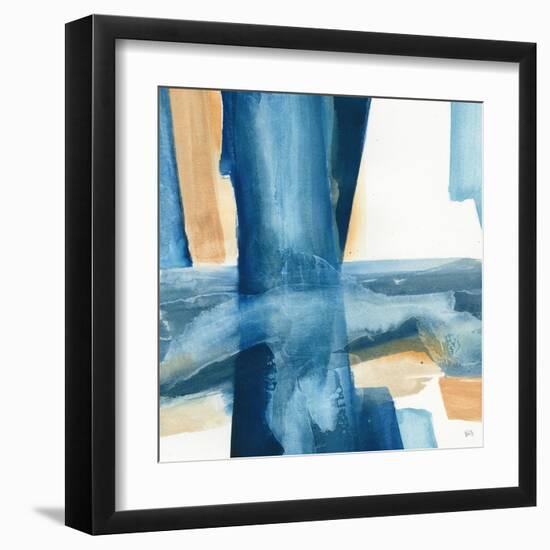 Indigo V-Chris Paschke-Framed Art Print