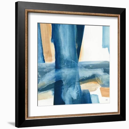 Indigo V-Chris Paschke-Framed Art Print